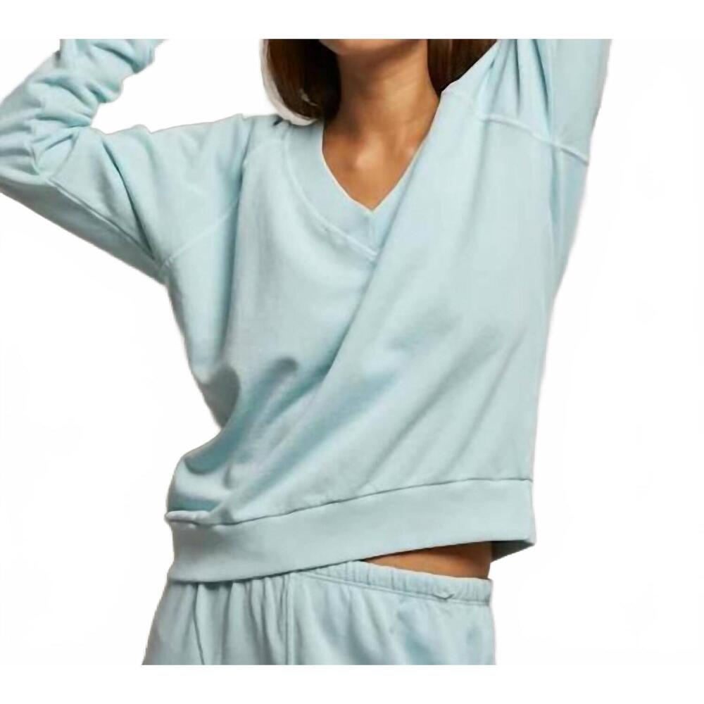 NEW PERFECTWHITETEE sinead sweatshirt in iced aqua